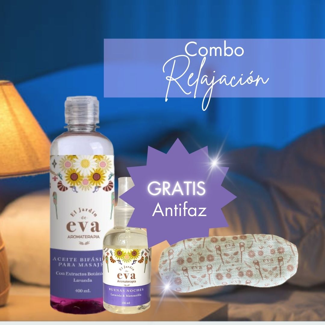 Combo Relajación GRATIS antifaz