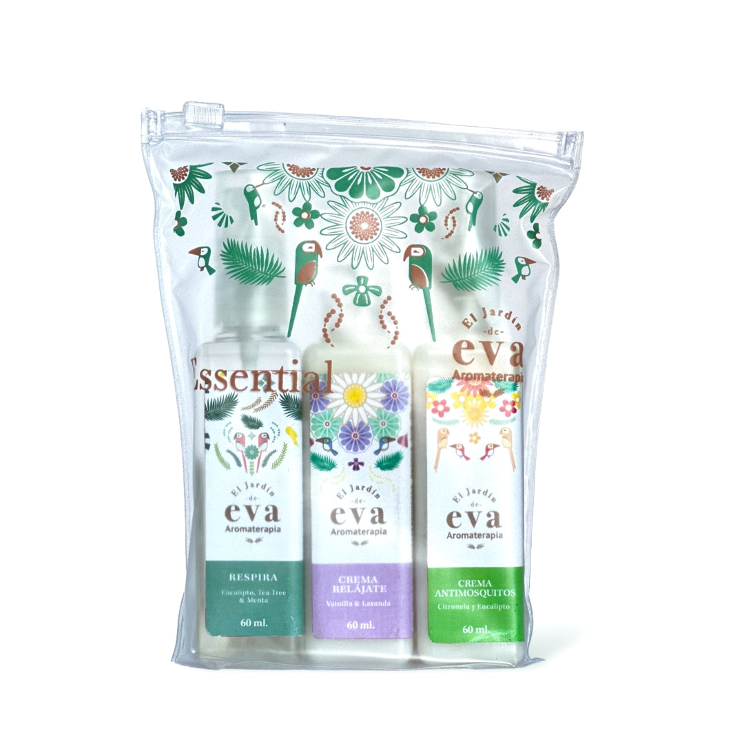 Kit essential x 3 unidades aromaterapia aceites esenciales