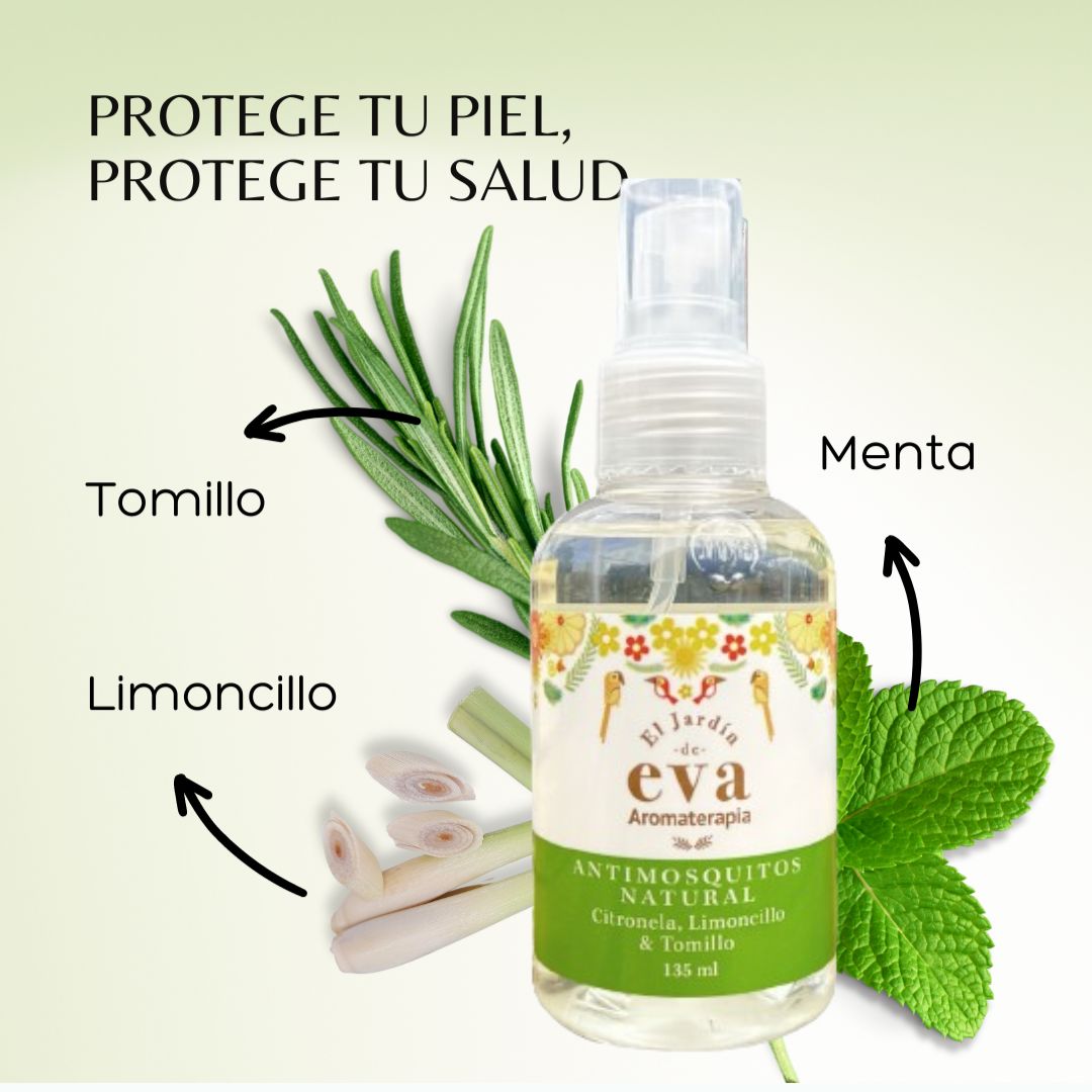antimosquitos repelente natural aceites esenciales limoncillo tomillo citronella