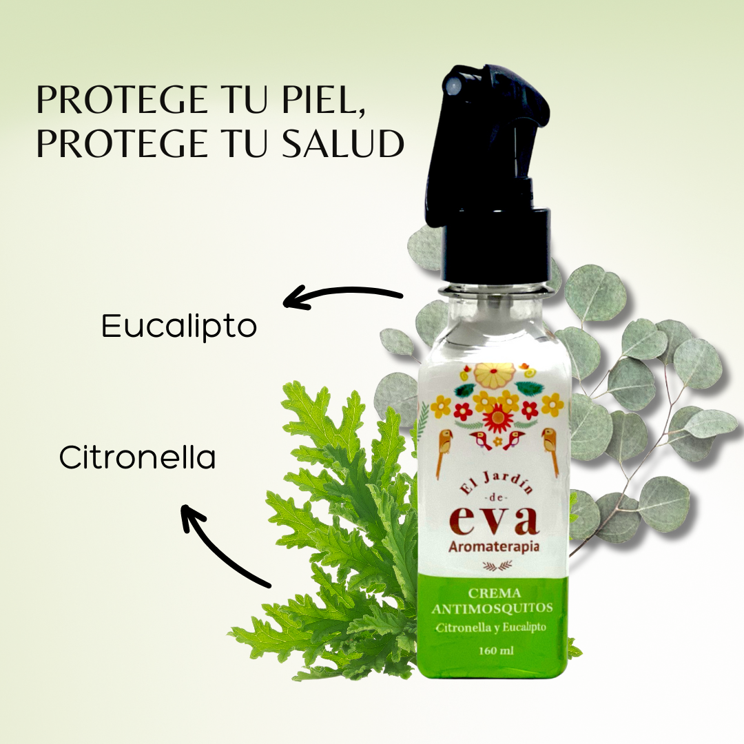 ingredientes naturales aceites esenciales de citronela y eucalipto repelente