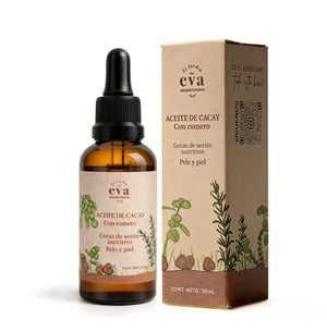 Aceite de Cacay con Romero Lavanda Duo Roll On 10 Ml y Gotero 30 Ml