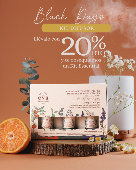 Kit de Aceites Esenciales para difusor + Gratis Kit Essential