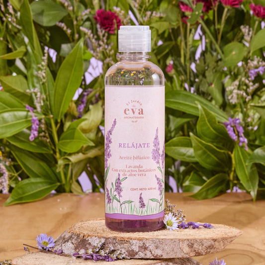 Aceite Bifásico para Masajes Relájate