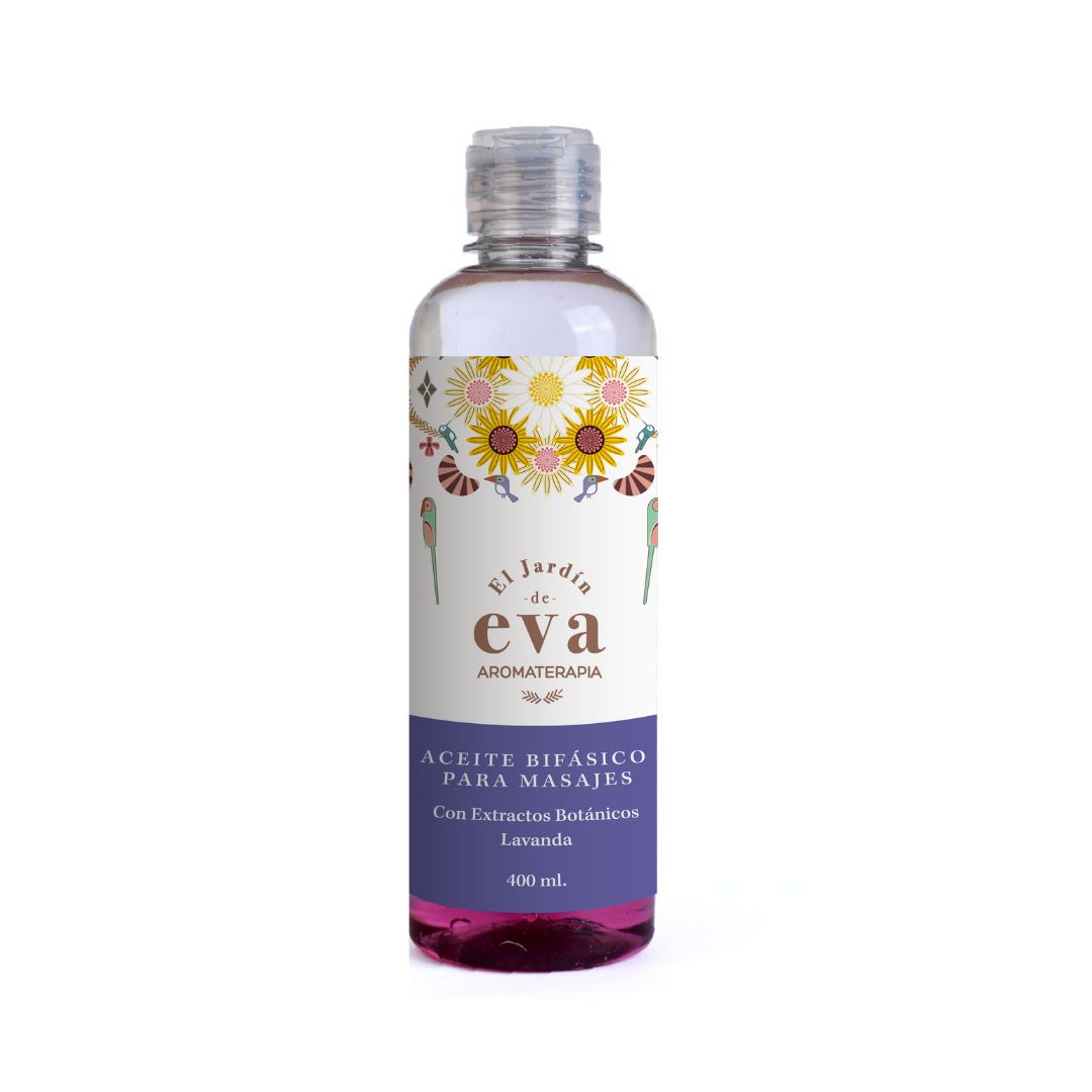 aceite para masajes de lavanda y aloe vera