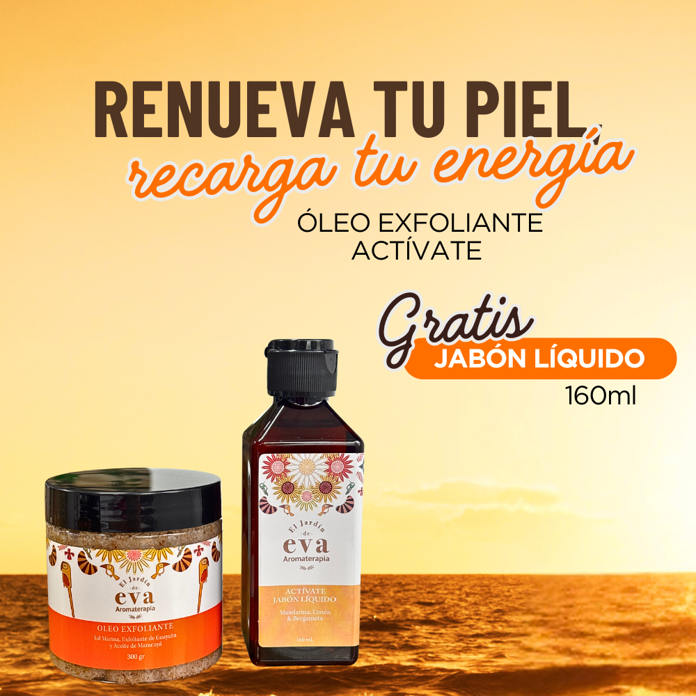 Óleo Exfoliante Actívate + Jabón Líquido (160 ml de regalo)