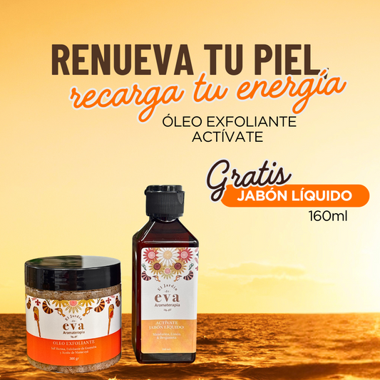 Óleo Exfoliante Actívate + Jabón Líquido (160 ml de regalo)