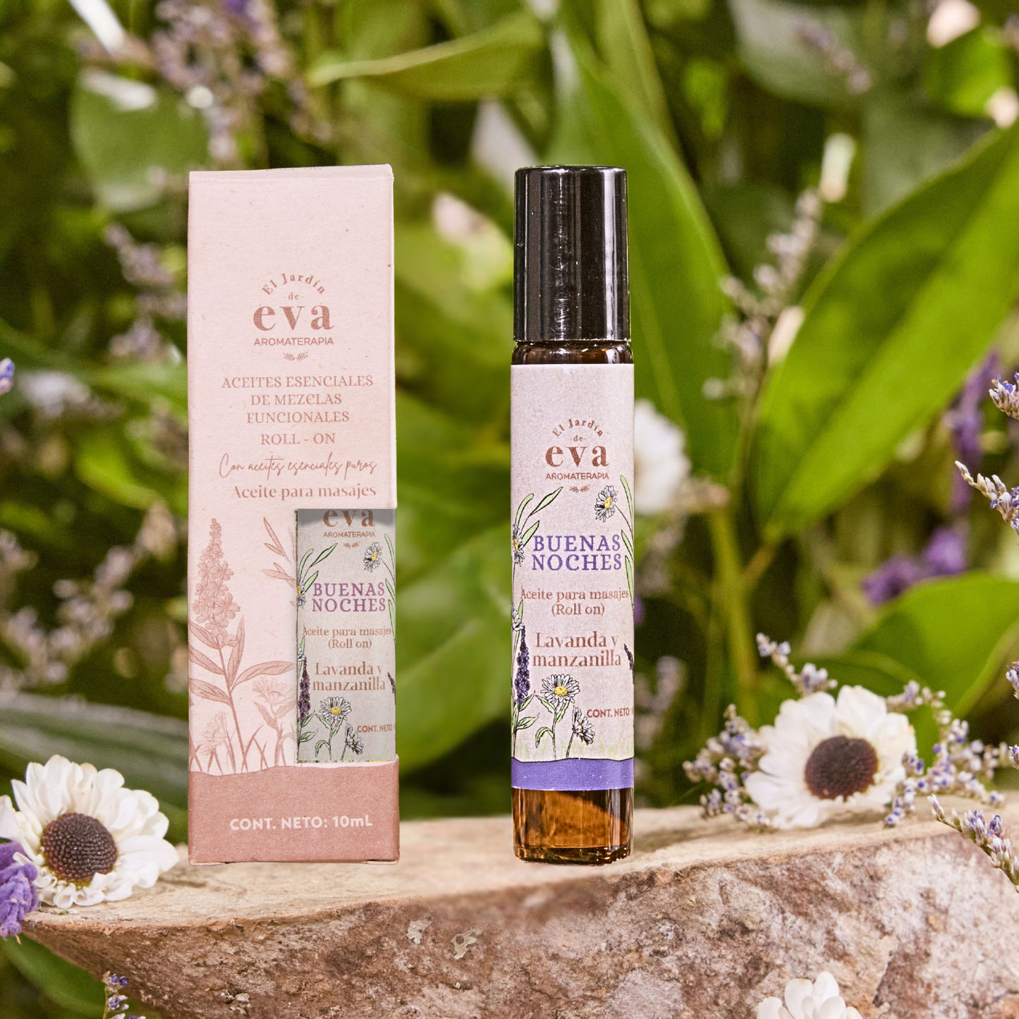 Aceite Esencial en Roll On Buenas Noches 10 ml.